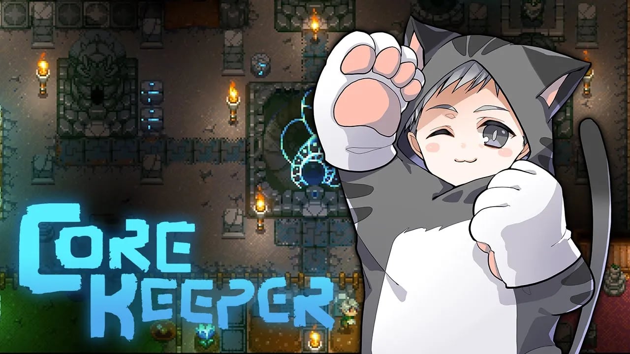 【Core Keeper】昨日拾った斧がめちゃ強そうなんだが！？4日目【ネコおじ視点】 image