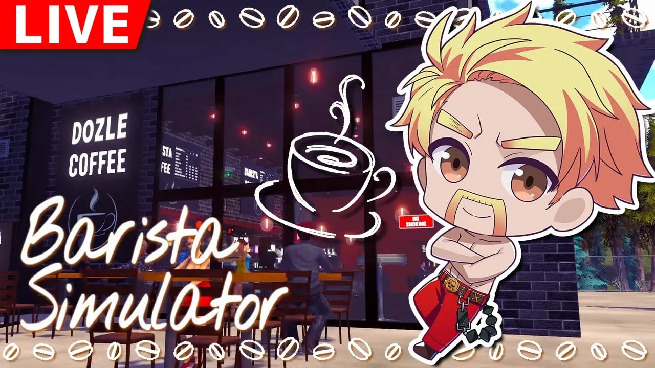 コーヒー屋さんを経営するゲーム【ドズル】2日目 cover